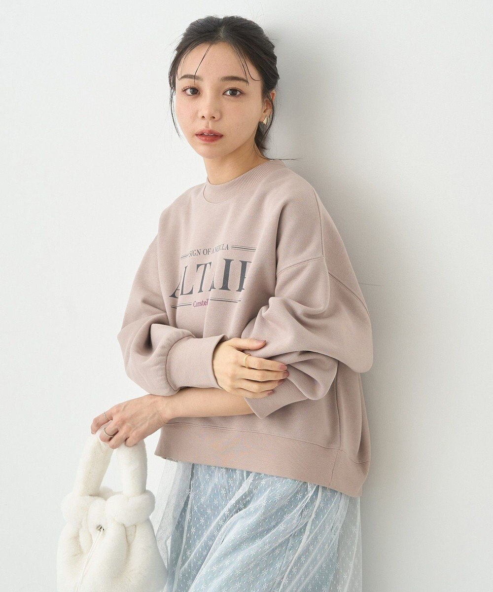 earth music&ecology アソートロゴショートスウェット 