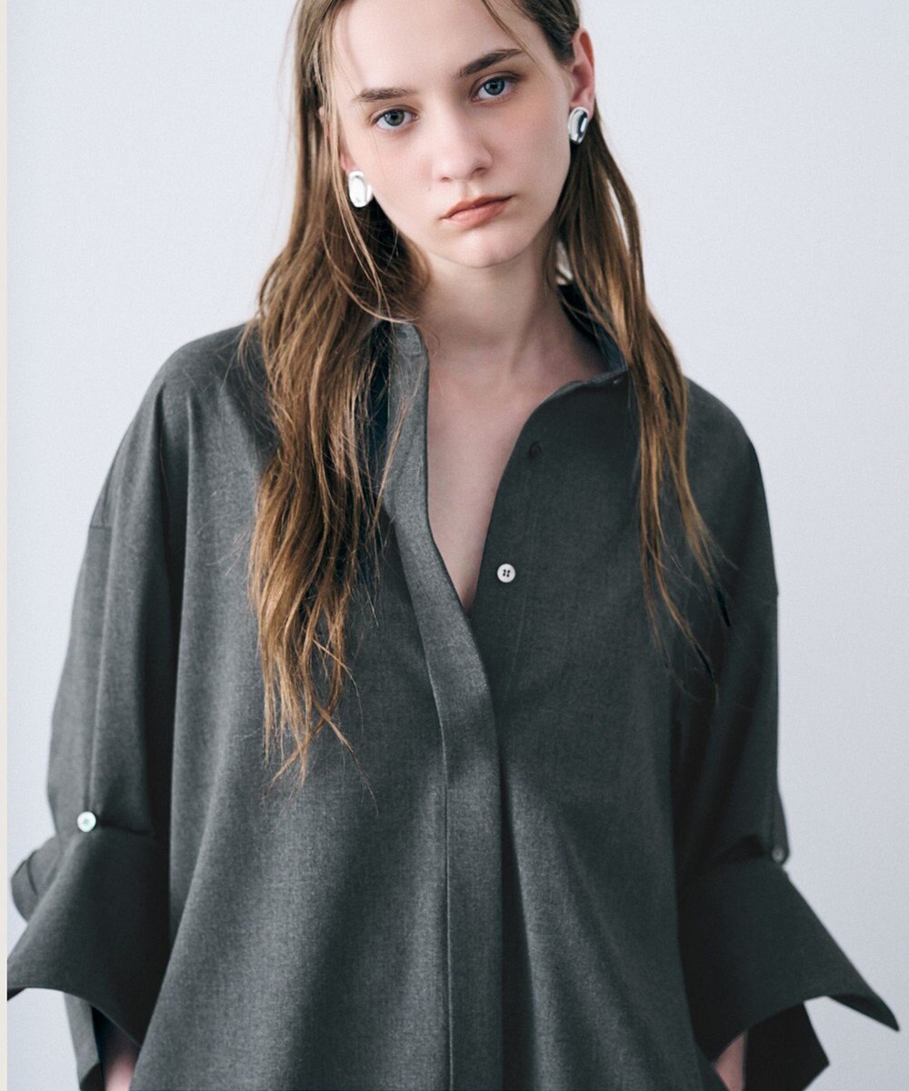 uncrave TRツイル BIGシャツ 