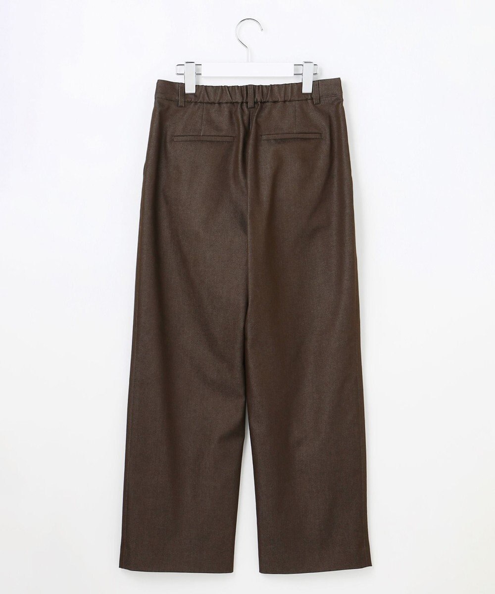 J.PRESS LADIES S TCシャンブレーサテンST ストレート パンツ 