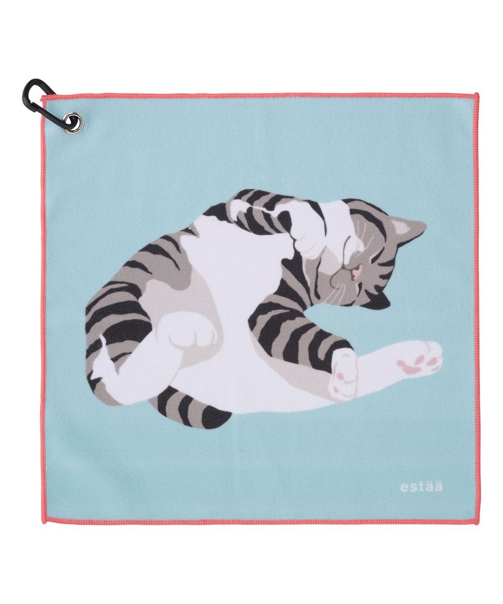 MOONBAT 【WEB限定】エスタ (estaa) くっつきタオル　ねこ 