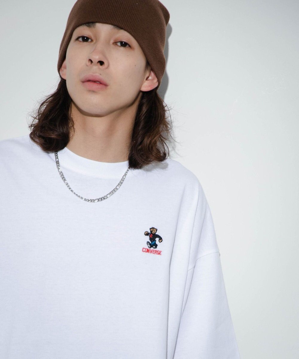 WEGO 【ユニセックス着用ITEM/綿100％/MLサイズ展開】CONVERSEワンポイントT 