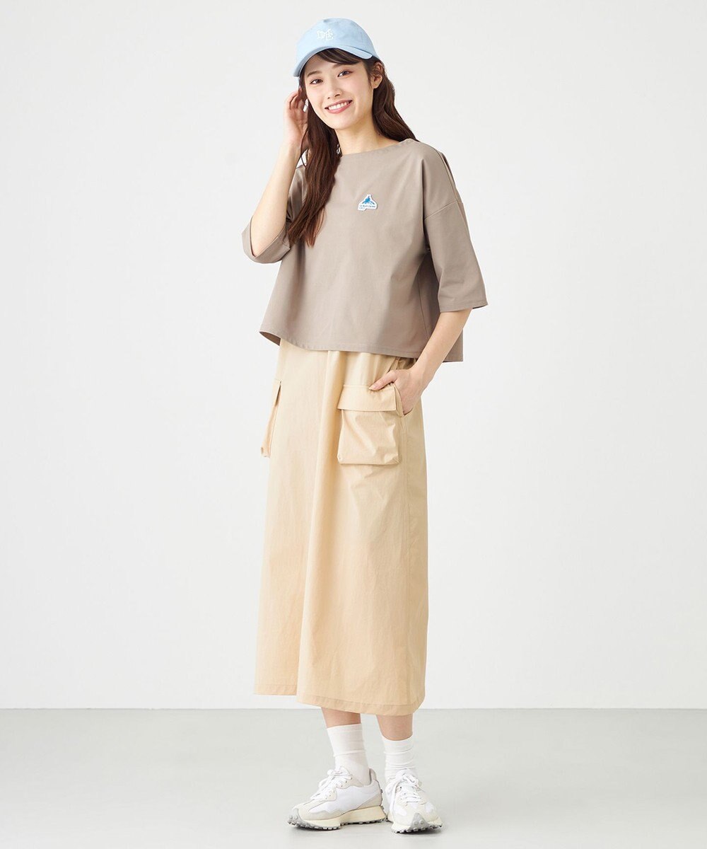 SHARE PARK LADIES 【UVカット・吸水速乾・ストレッチ・軽量 】エンブレムショートTシャツ（S・Mサイズ） 