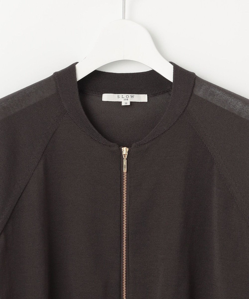 23区 L 【SLOW/一部店舗限定】シアー ブルゾン 