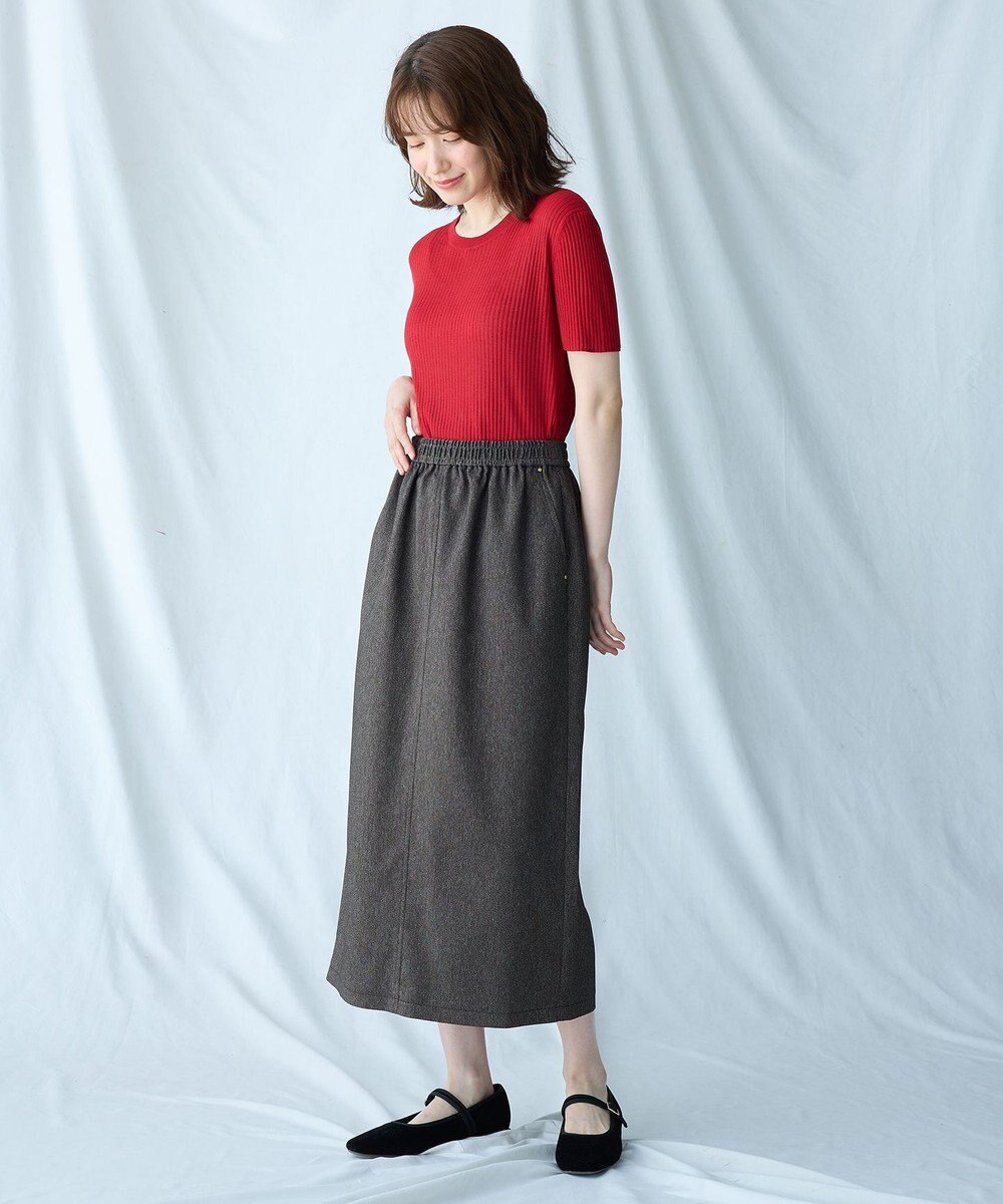 ANY 【2SET】ニットツインセット（半袖ニット＋Vネックカーデ） 