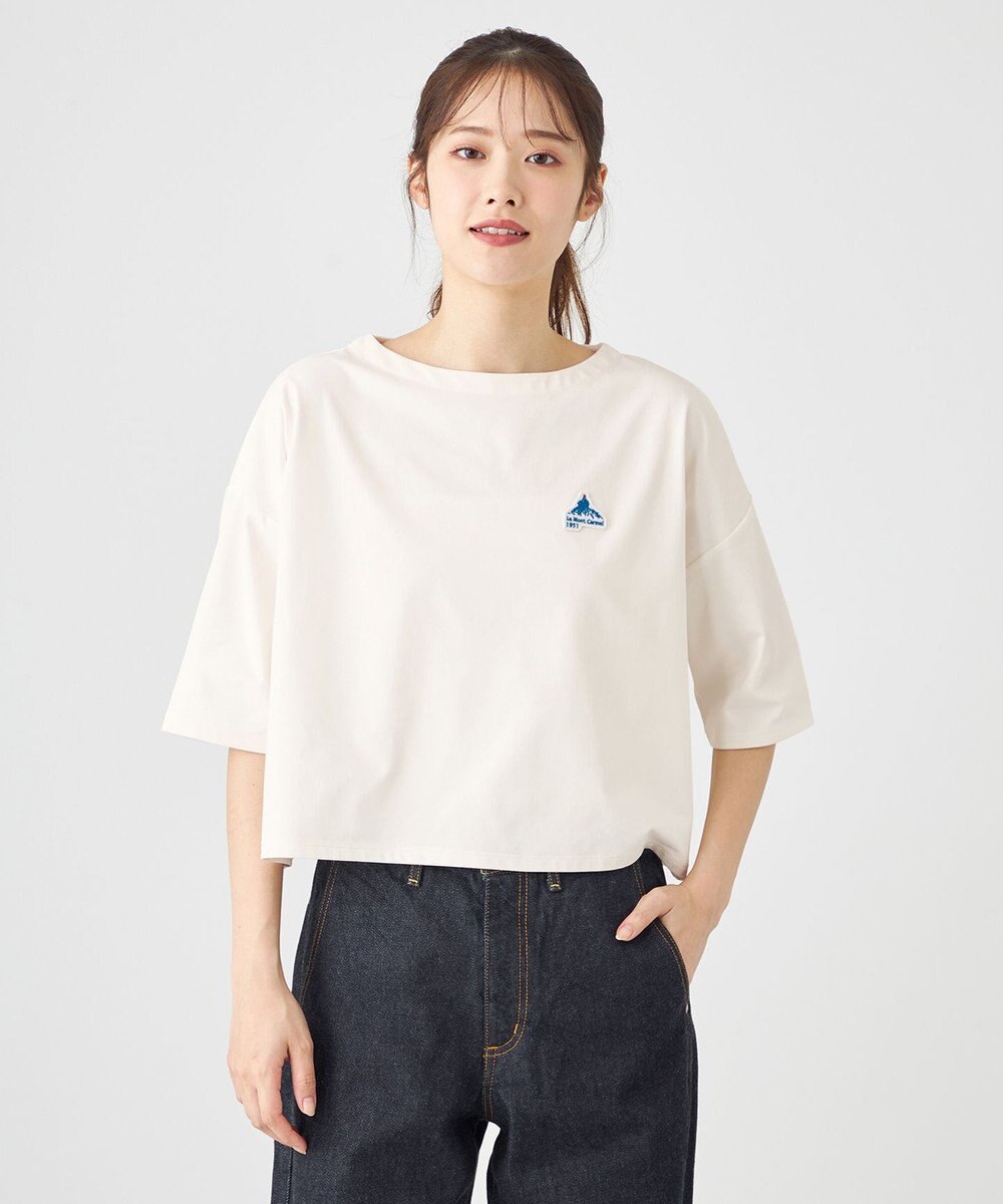 SHARE PARK LADIES 【UVカット・吸水速乾・ストレッチ・軽量 】エンブレムショートTシャツ（S・Mサイズ） 