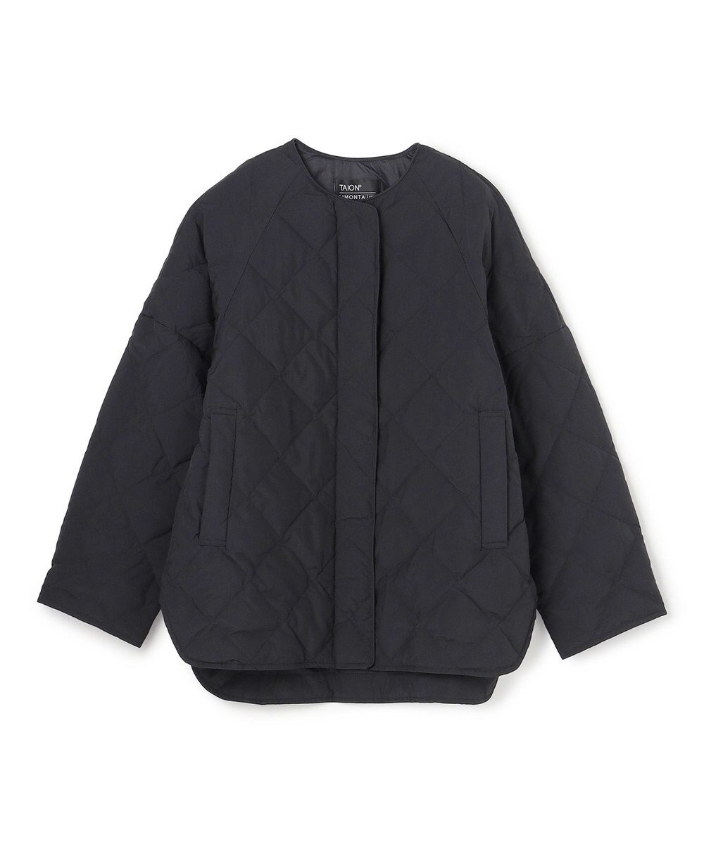 UNFILO 【自宅で洗濯OK / 軽量で暖かい】TAIONコラボ キルティングブルゾン 