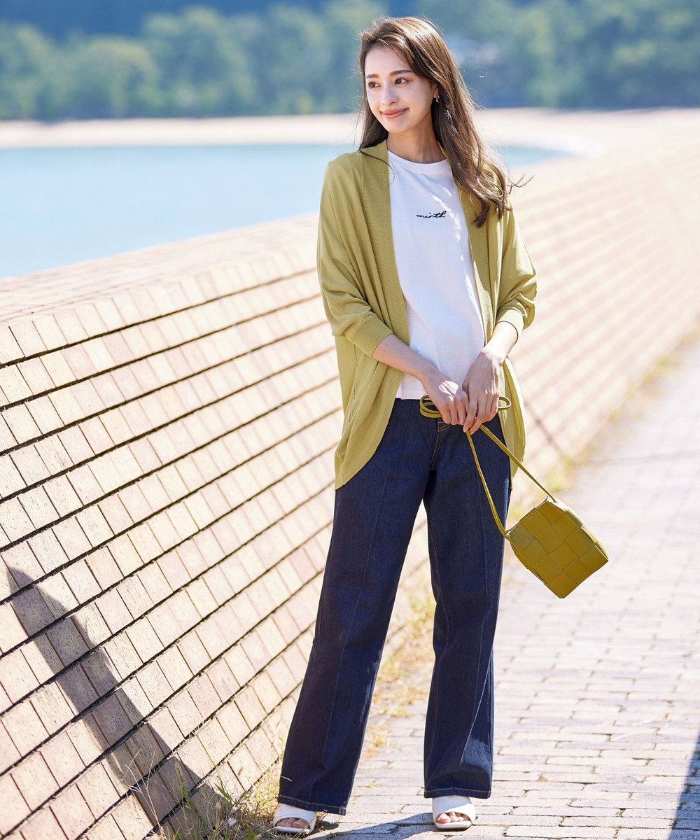 Tiaclasse L 【洗える】体型カバーも叶うドルマンニットカーディガン 