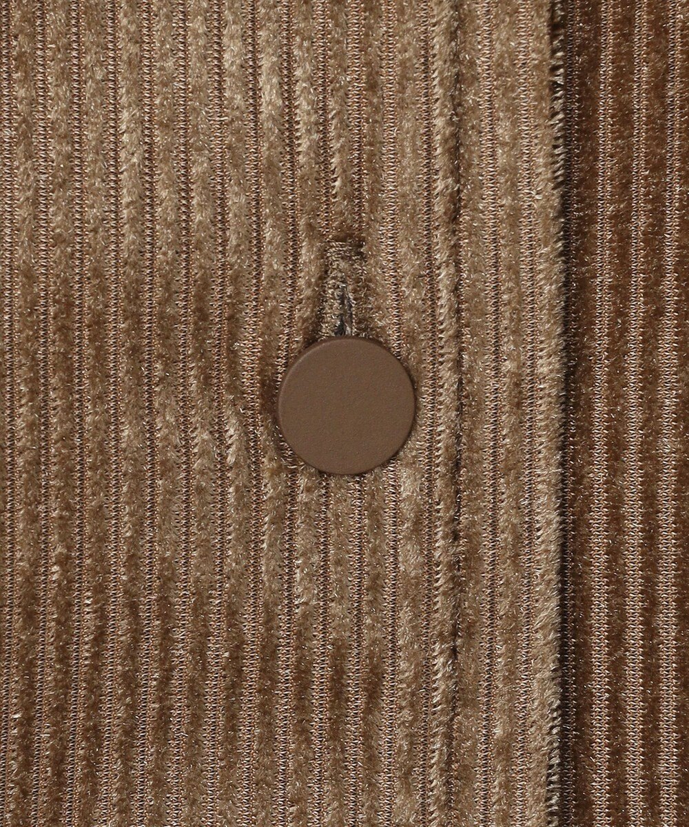 uncrave シアーベロアリブ シャツ 