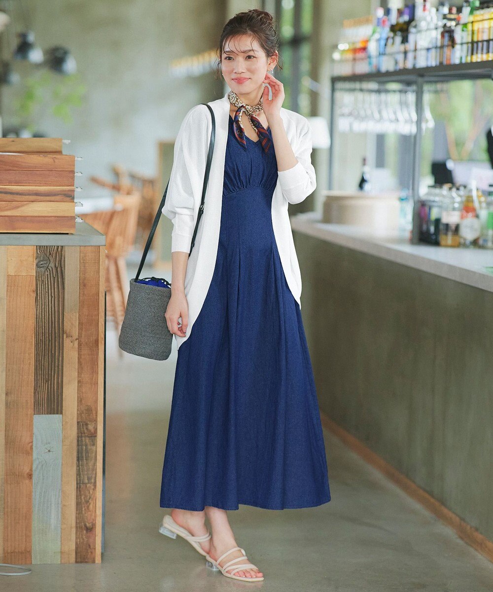 Tiaclasse L 【洗える】体型カバーも叶うドルマンニットカーディガン 