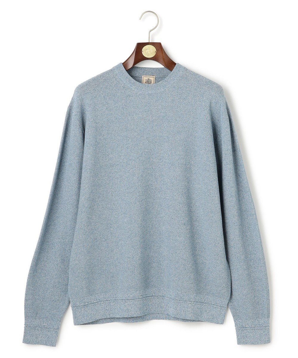 J.PRESS MEN 【KING SIZE】ギマコットンカノコクルーネック ニット 