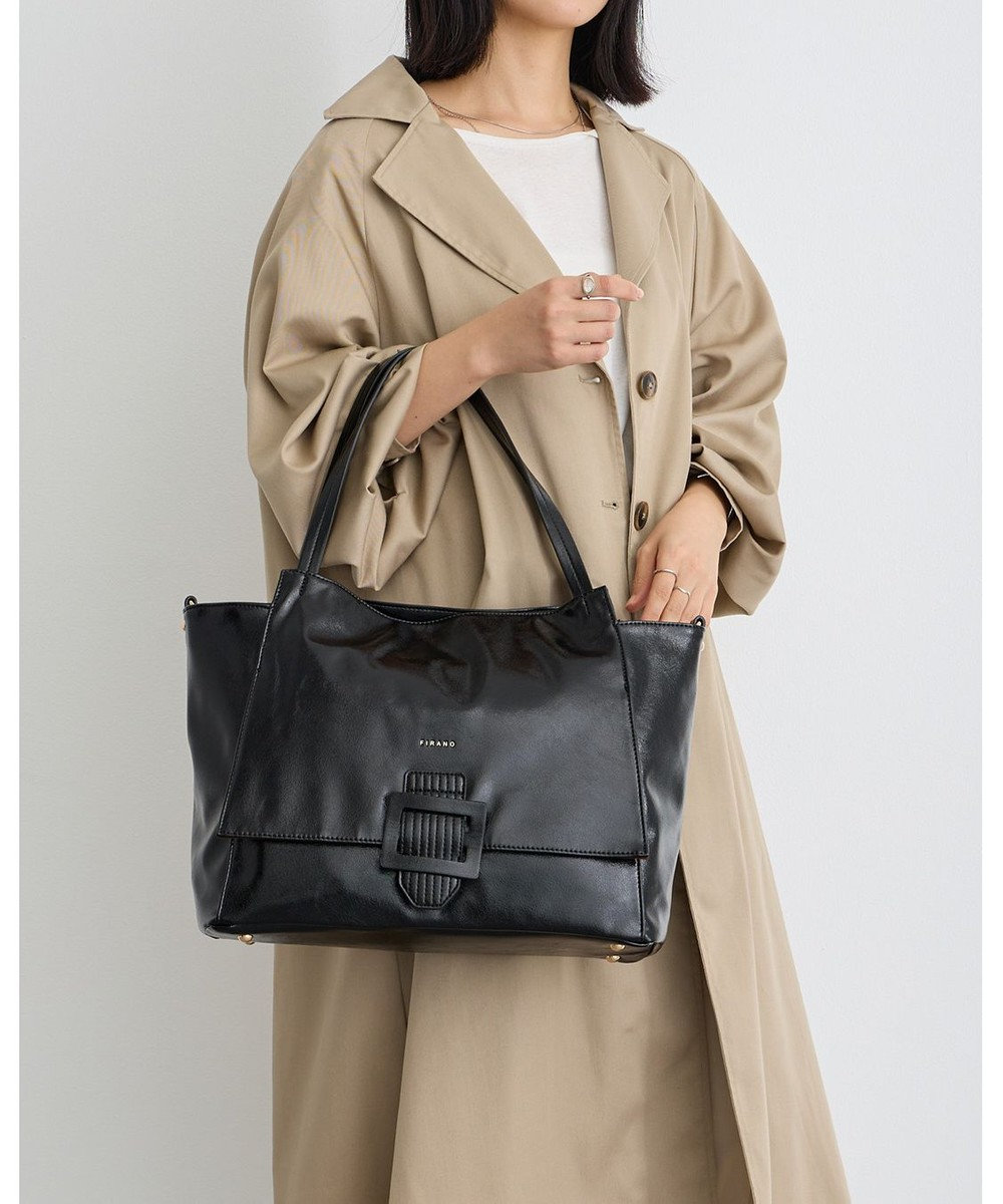 MioFIRANO バックル付きトートバッグ＆ショルダーバッグセット 2WAY A4サイズ対応　FIRANO フィラノ 
