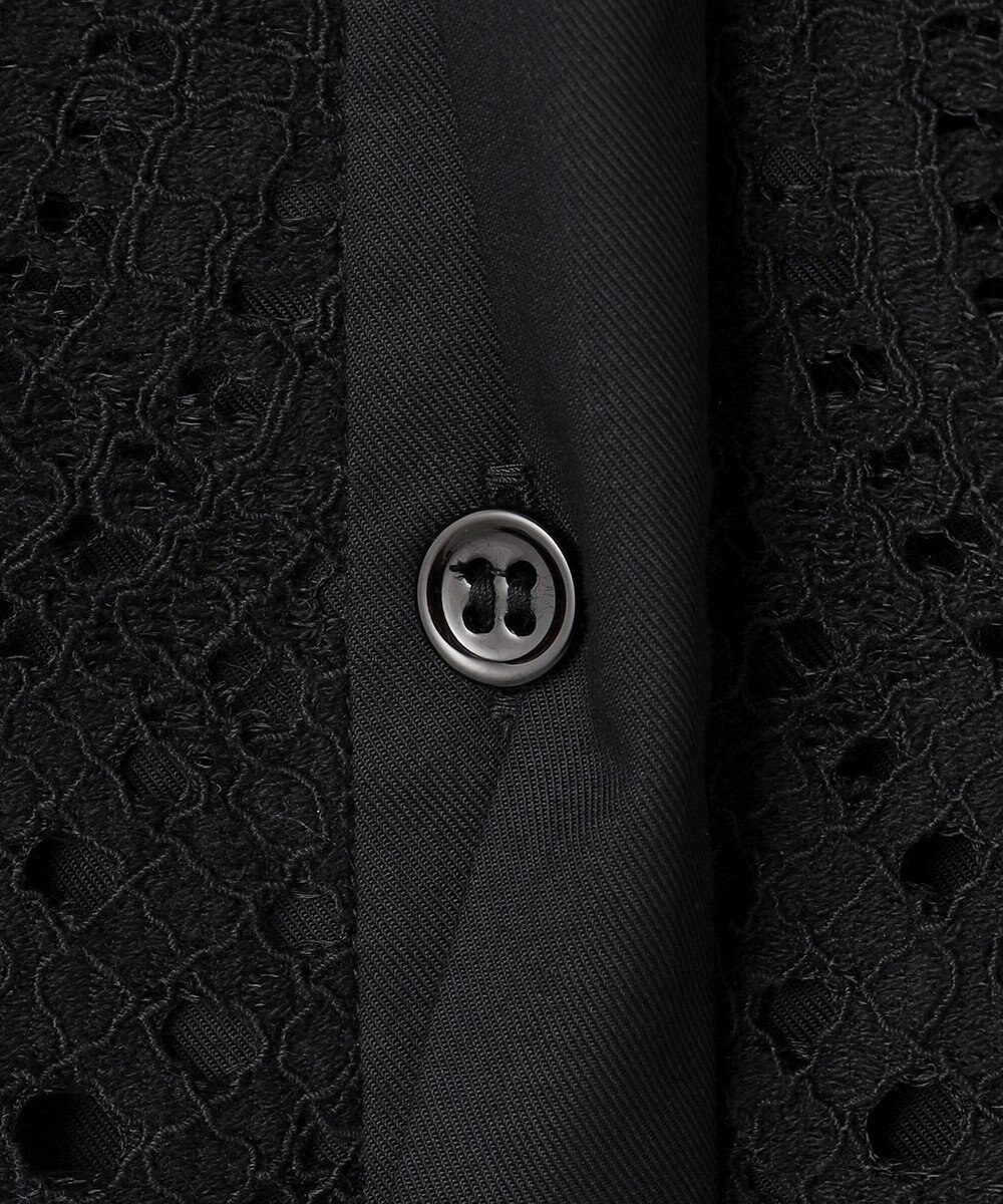 ICB L 【洗える】 レースコンビブラウス 