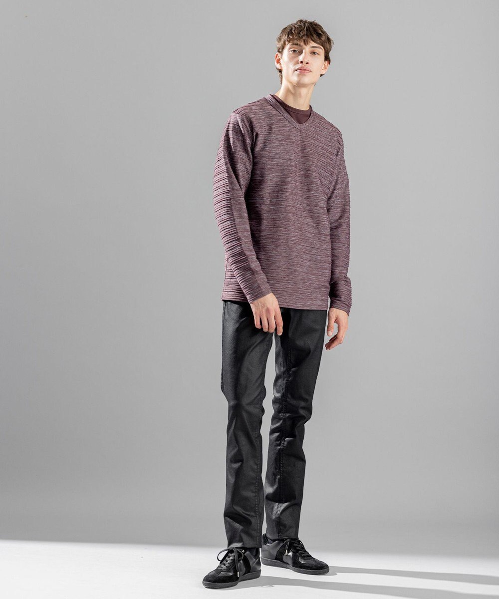 JOSEPH HOMME 【LEON 掲載】ストームリップル　Vネックカットソー 