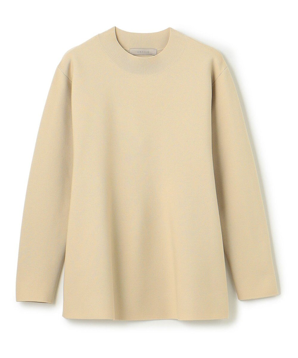 UNFILO 【新色追加】ペプラムニット 