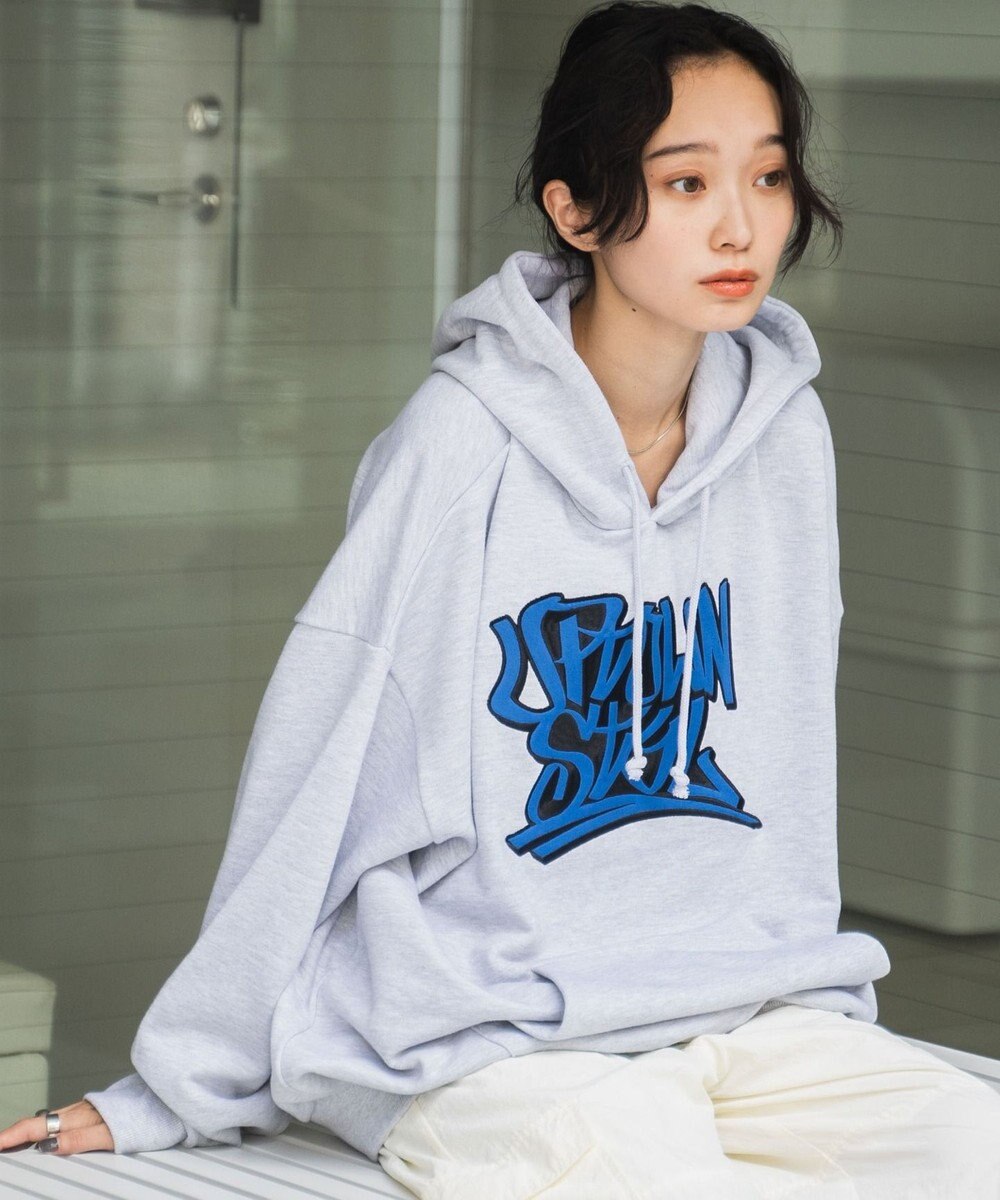 WEGO ヘビーウエイトグラフィティプルパーカー 