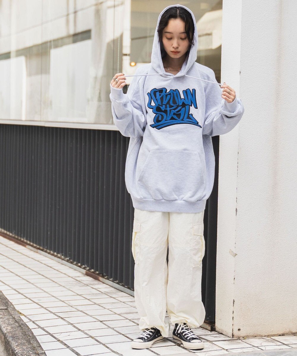 WEGO ヘビーウエイトグラフィティプルパーカー 