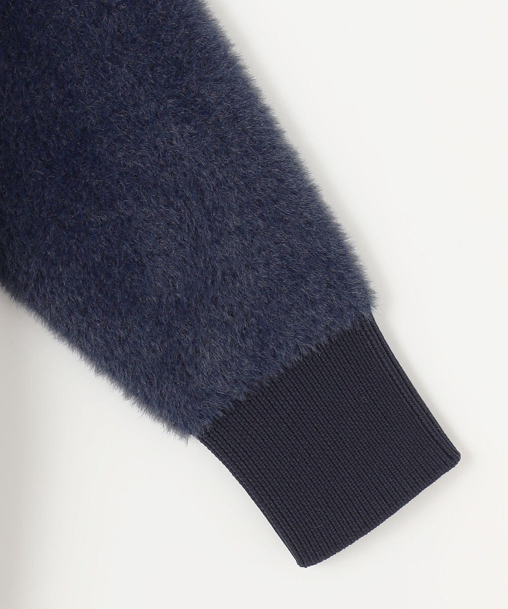 組曲 ナイロンファーニット カーディガン 