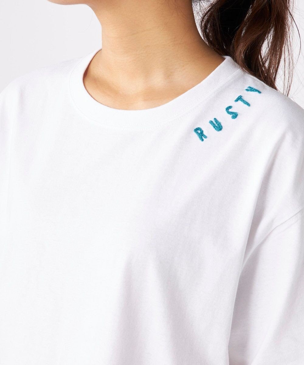 OP／FILA 【RUSTY】ニコちゃん×刺しゅう半袖Tシャツ 