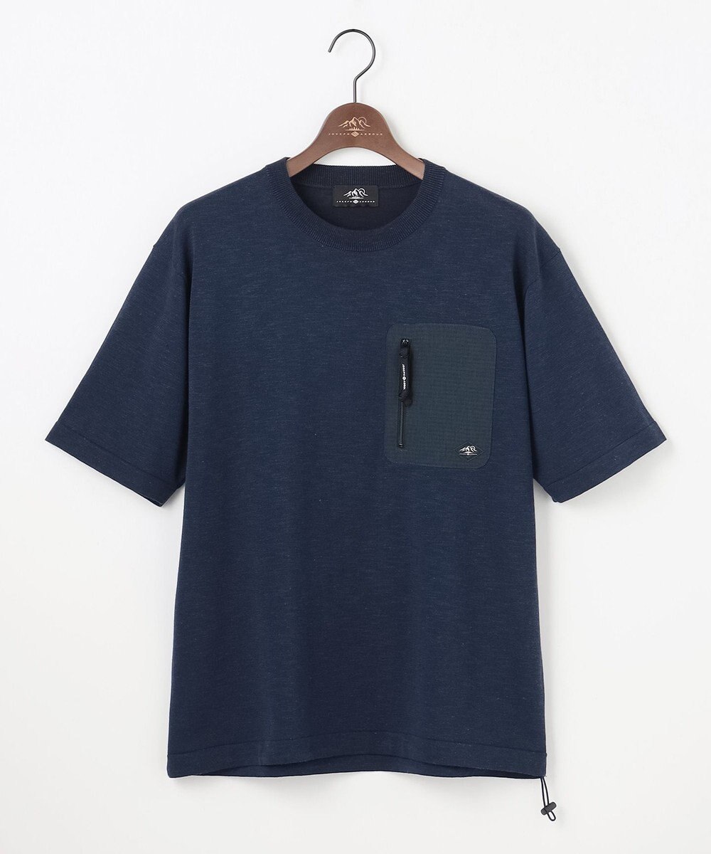 JOSEPH ABBOUD MOUNTAIN 【サステイナブル】オーガニックコットンアセテート ニットＴシャツ 