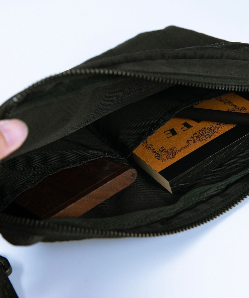 YUSHI RiVER - SHOULDER POUCH ショルダーポーチ  シワ加工 