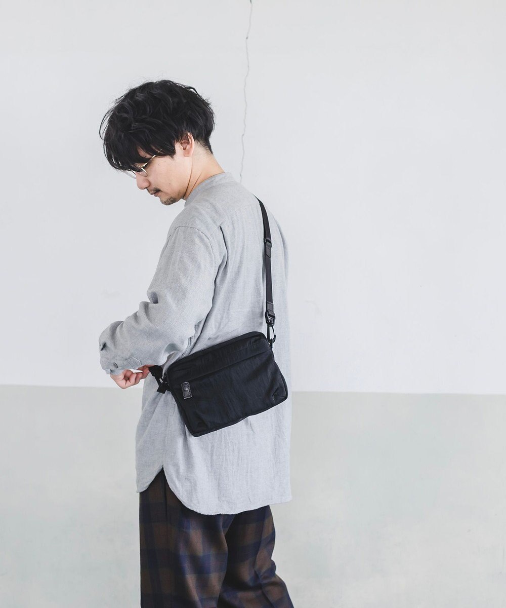 YUSHI RiVER - SHOULDER POUCH ショルダーポーチ  シワ加工 