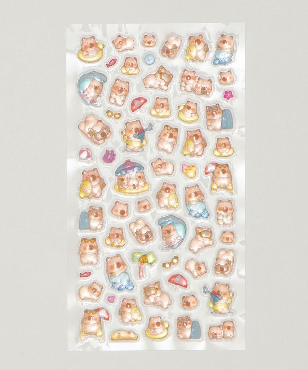 WEGO ぷっくりカピバラステッカー 