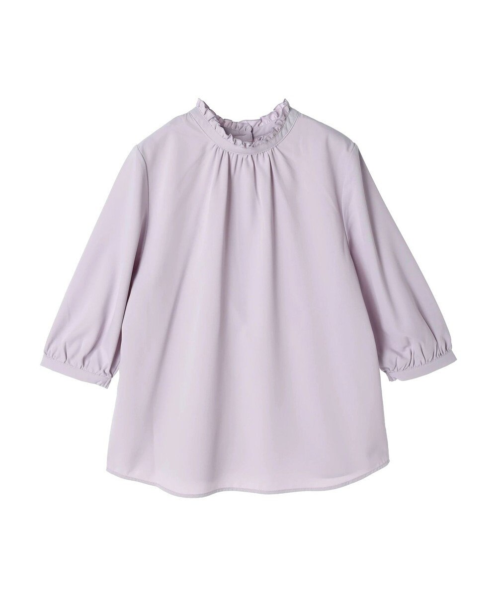 earth music&ecology ２ｗａｙフリル７分袖ブラウス 