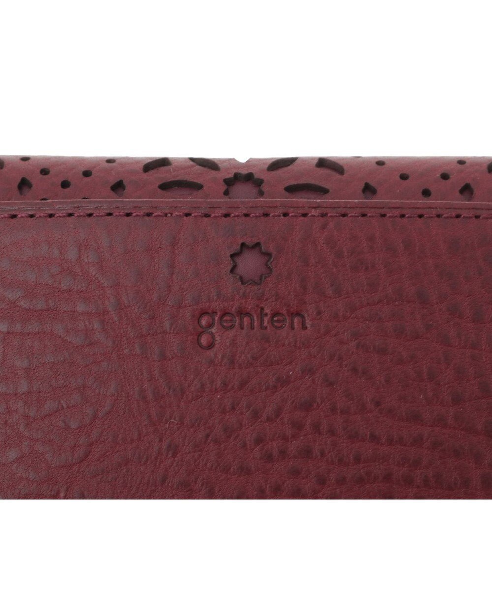 genten アーガイルカットワーク 小銭入れ 