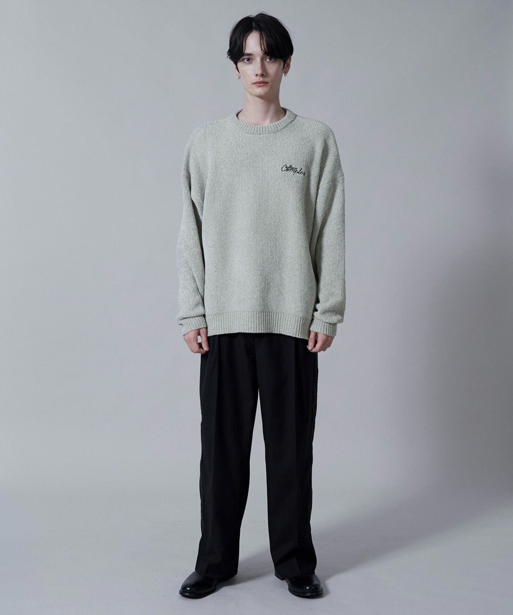 WEGO ベロアモールワンポイントプルオーバー 