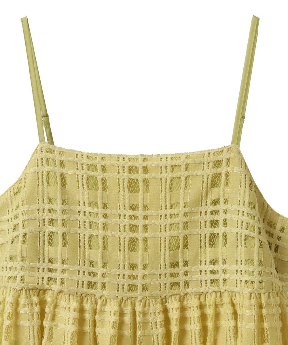 AMERICAN HOLIC チェックレースオーバーキャミソール 