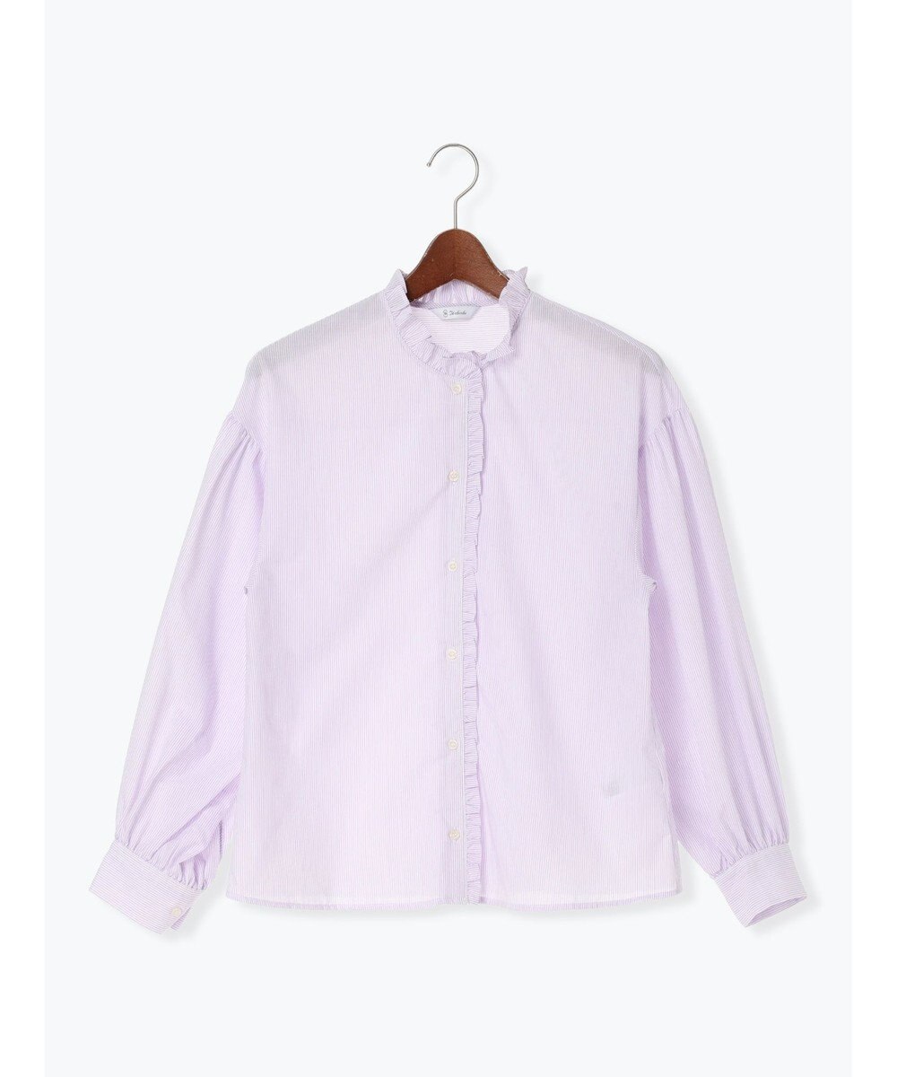 Te chichi パターンアソートスタンドフリルブラウス 