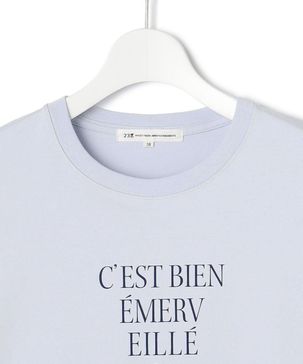 23区 【洗える】レタープリント ロンTEE 