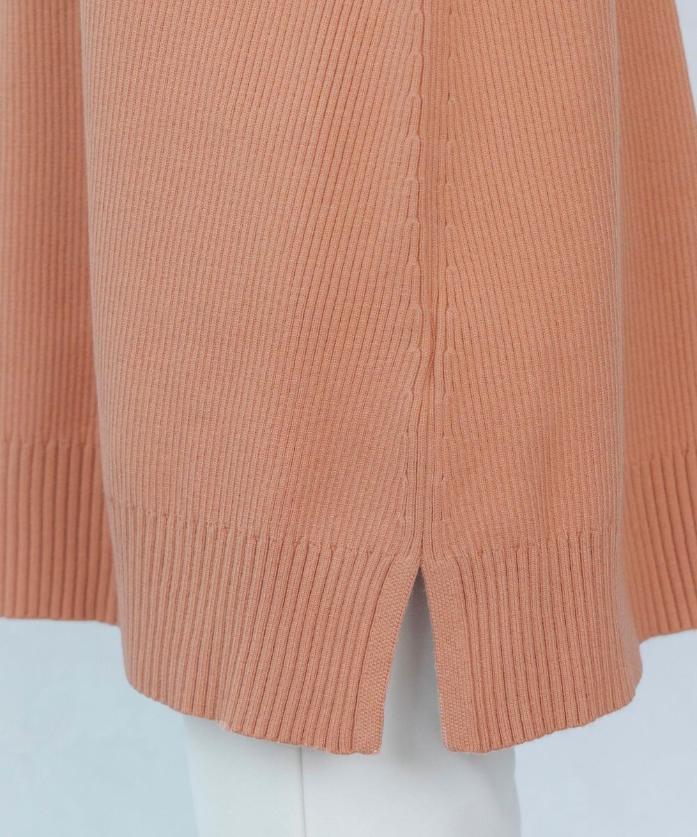 Tiaclasse 【洗える】ハーフジップニットチュニック 