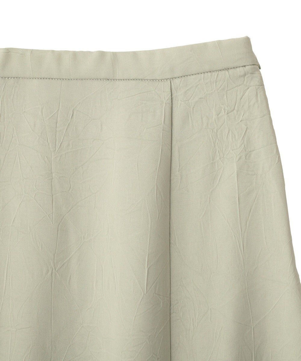 earth music&ecology サテンフレアスカート 