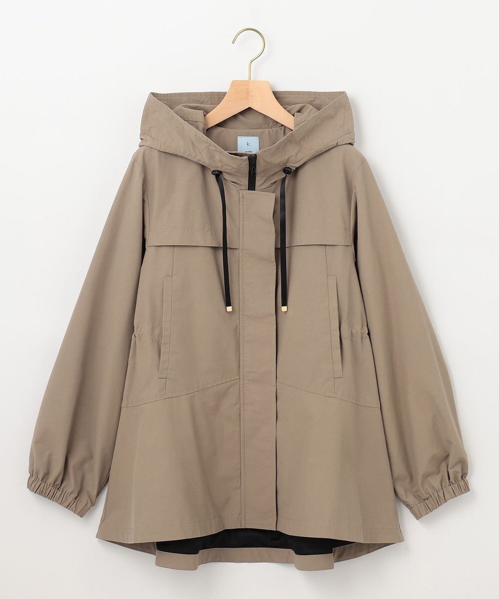 組曲 S 【WEB限定】フード付きライトブルゾン 