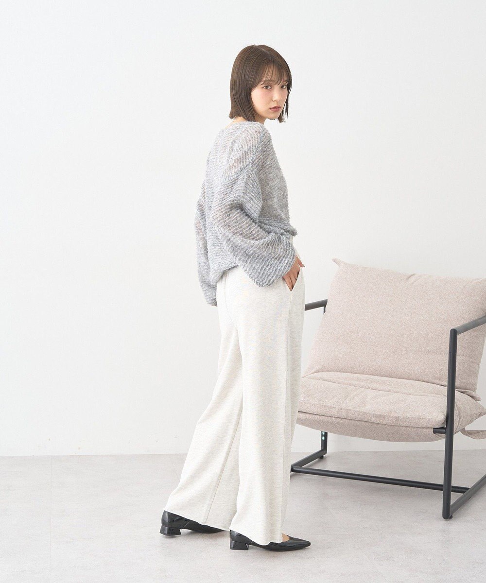 earth music&ecology センターシームタックスウェットパンツ 