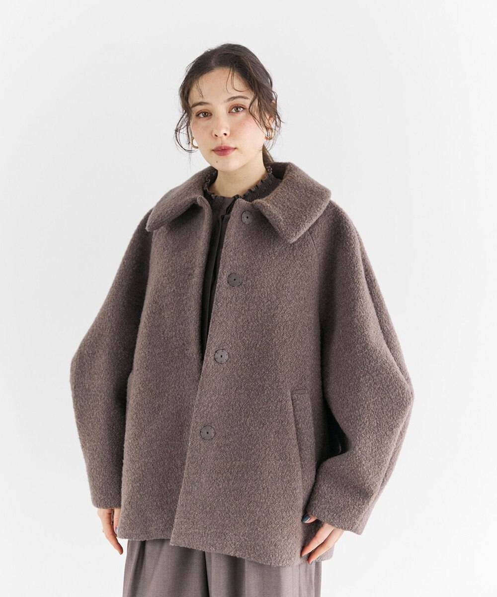 #Newans 【昨年即完売コート新色追加！】プードルコクーンコート 