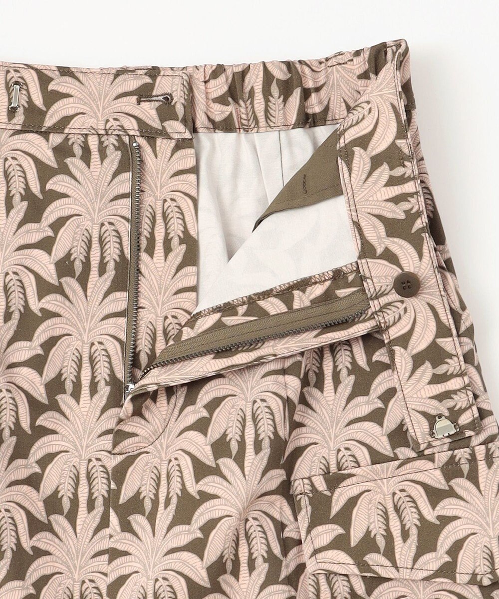 GRACE CONTINENTAL パームモチーフカーゴスカート 