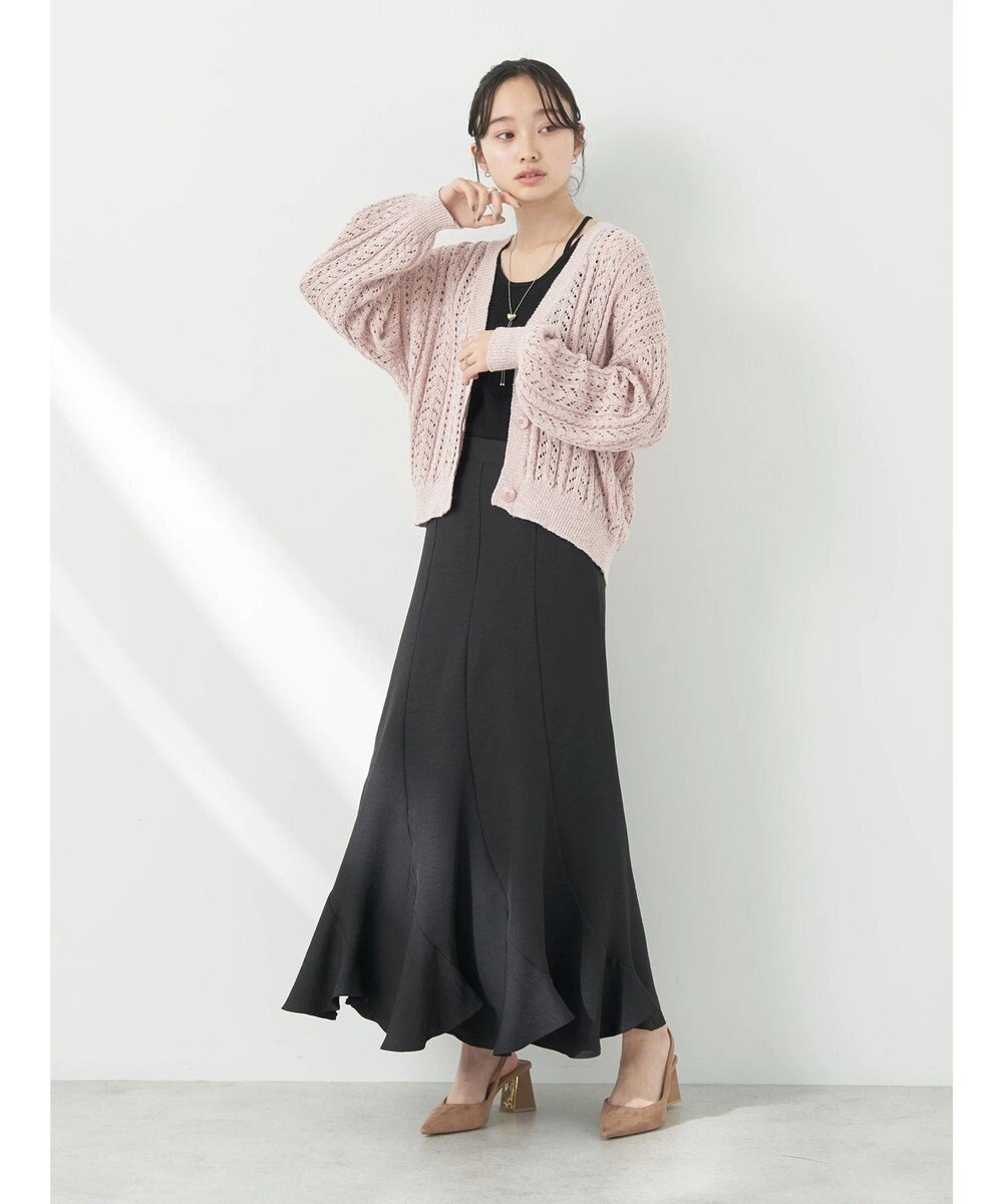 earth music&ecology スラブヤーンスカシカーディガン 