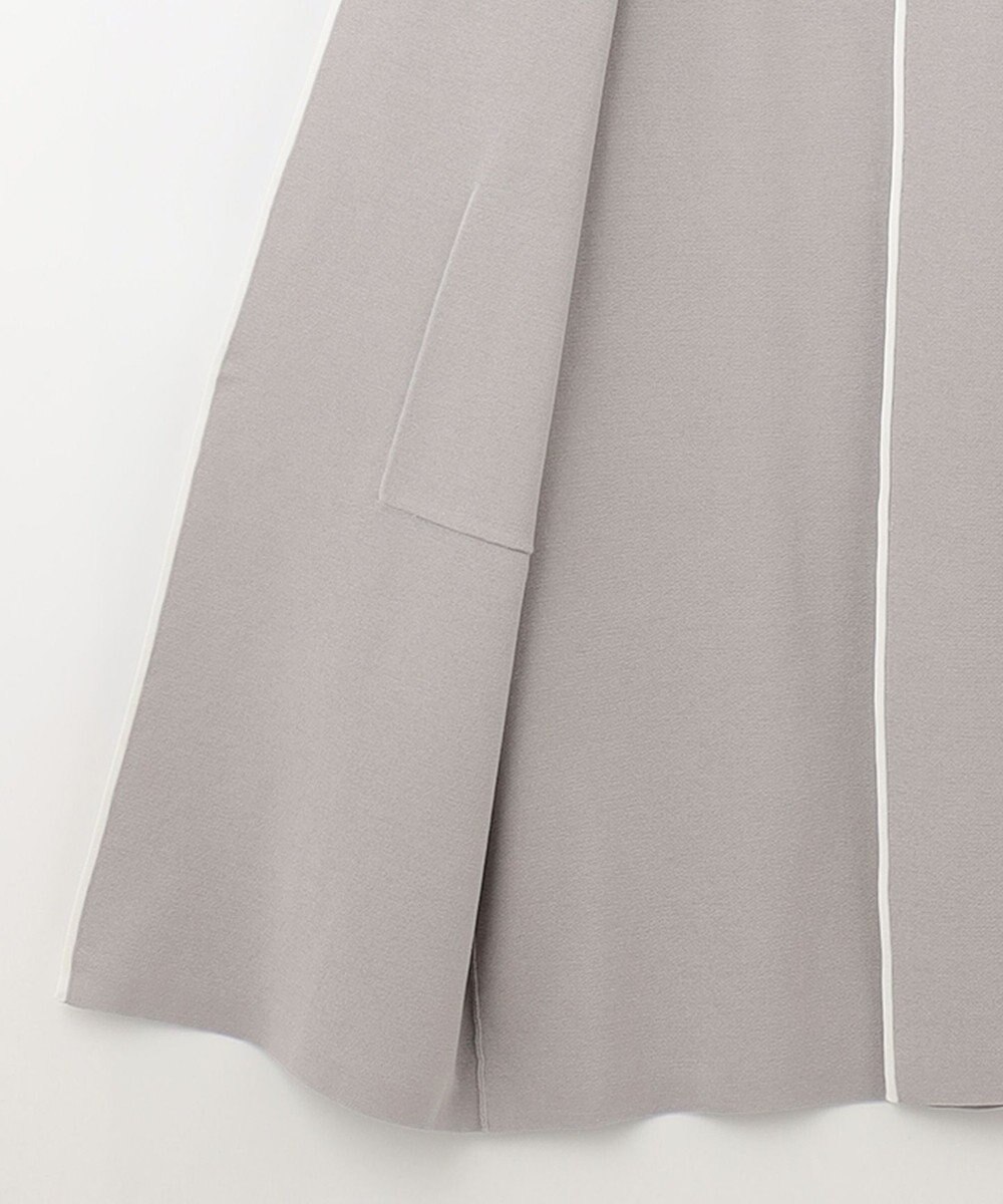 自由区 【XSサイズ～/洗える/セット着用可】ドライコットンハイゲージ ニットライトアウター 