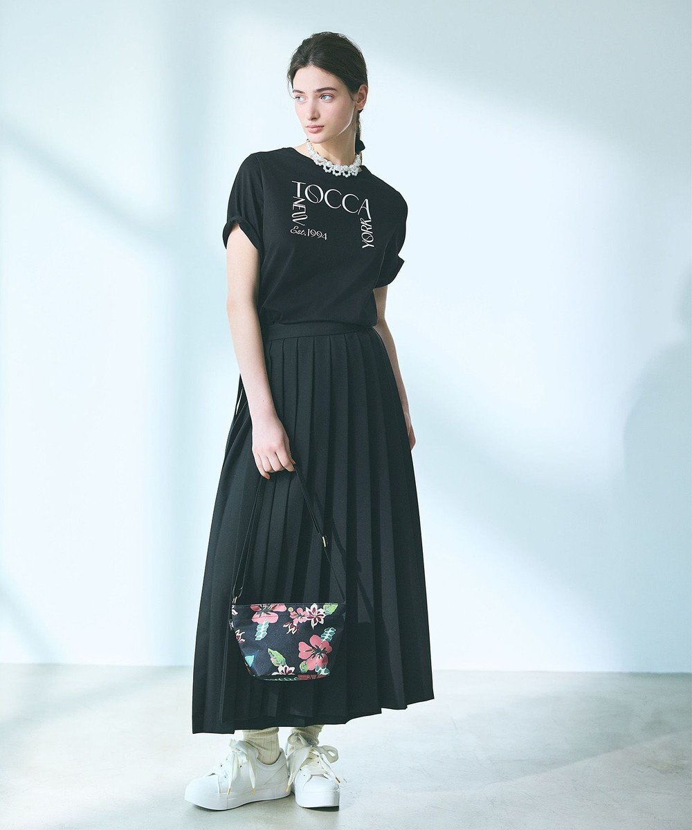 TOCCA 【接触冷感・UV90%以上カット・洗える】TNY LOGO Tシャツ 