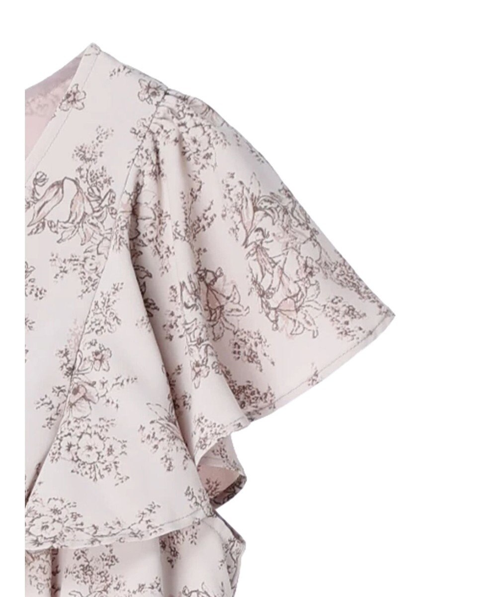 earth music&ecology フラワーフレアワンピース 