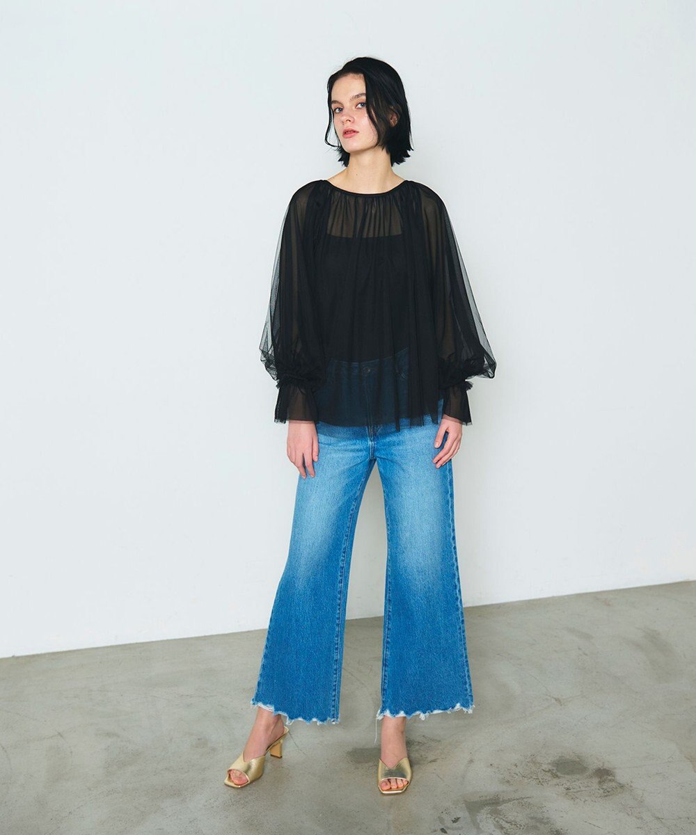 GRACE CONTINENTAL チュール2WAYトップ 