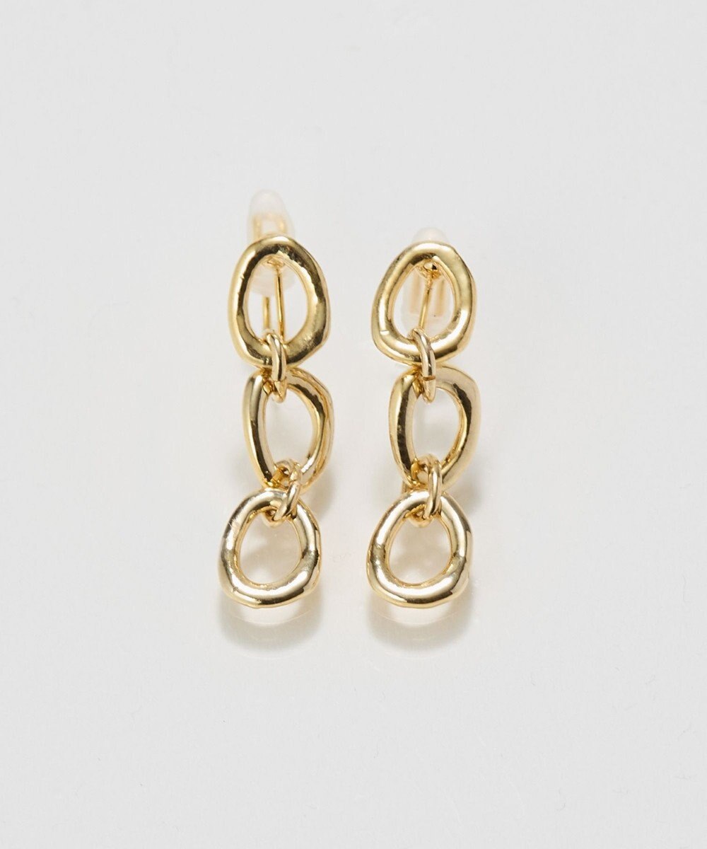 Phoebe 〈痛くないシリーズ/金属アレルギー対応〉ボールドチェーンライトフィットイヤリング　ゴールド/ニッケルフリー 