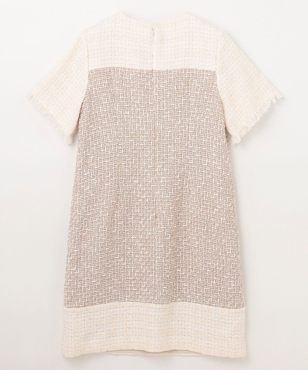 GRACE CONTINENTAL ツイードコンビミニワンピース 