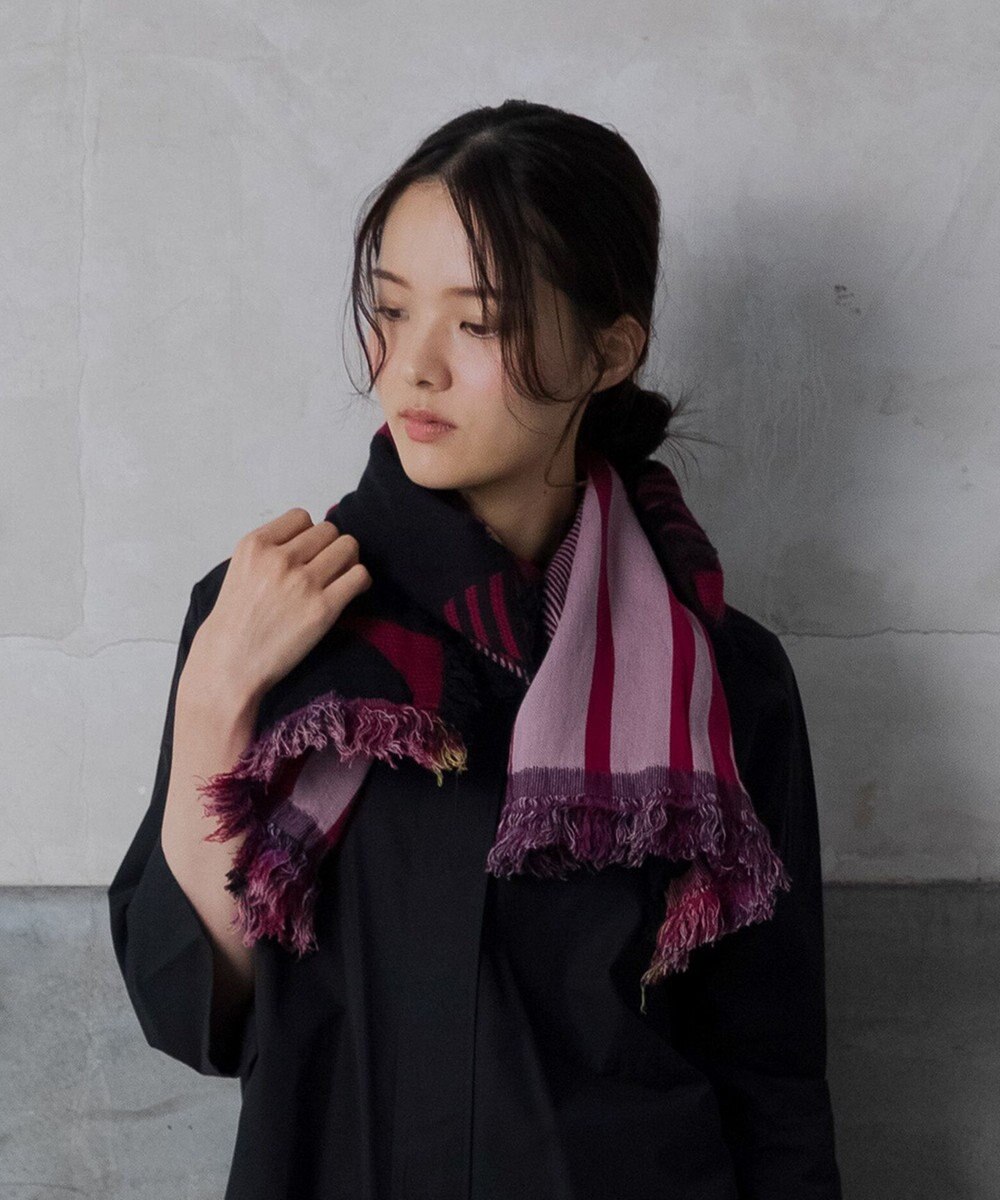 POLS コットン HORIZON  モヒカン ストール 