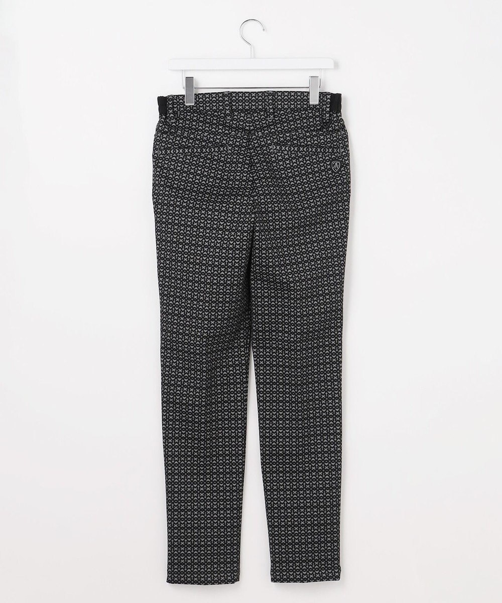 23区GOLF 【MEN】裏起毛ジャージーパンツ ストレッチ モノグラム 上品スタイル 