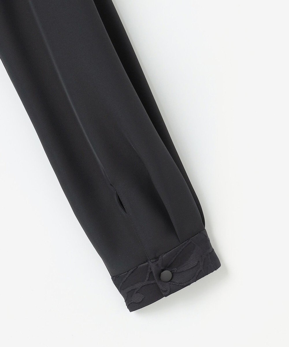 自由区 L 【カタログ掲載・セットアップ対応】フラワーオパールプリントブロッキング ブラウス 