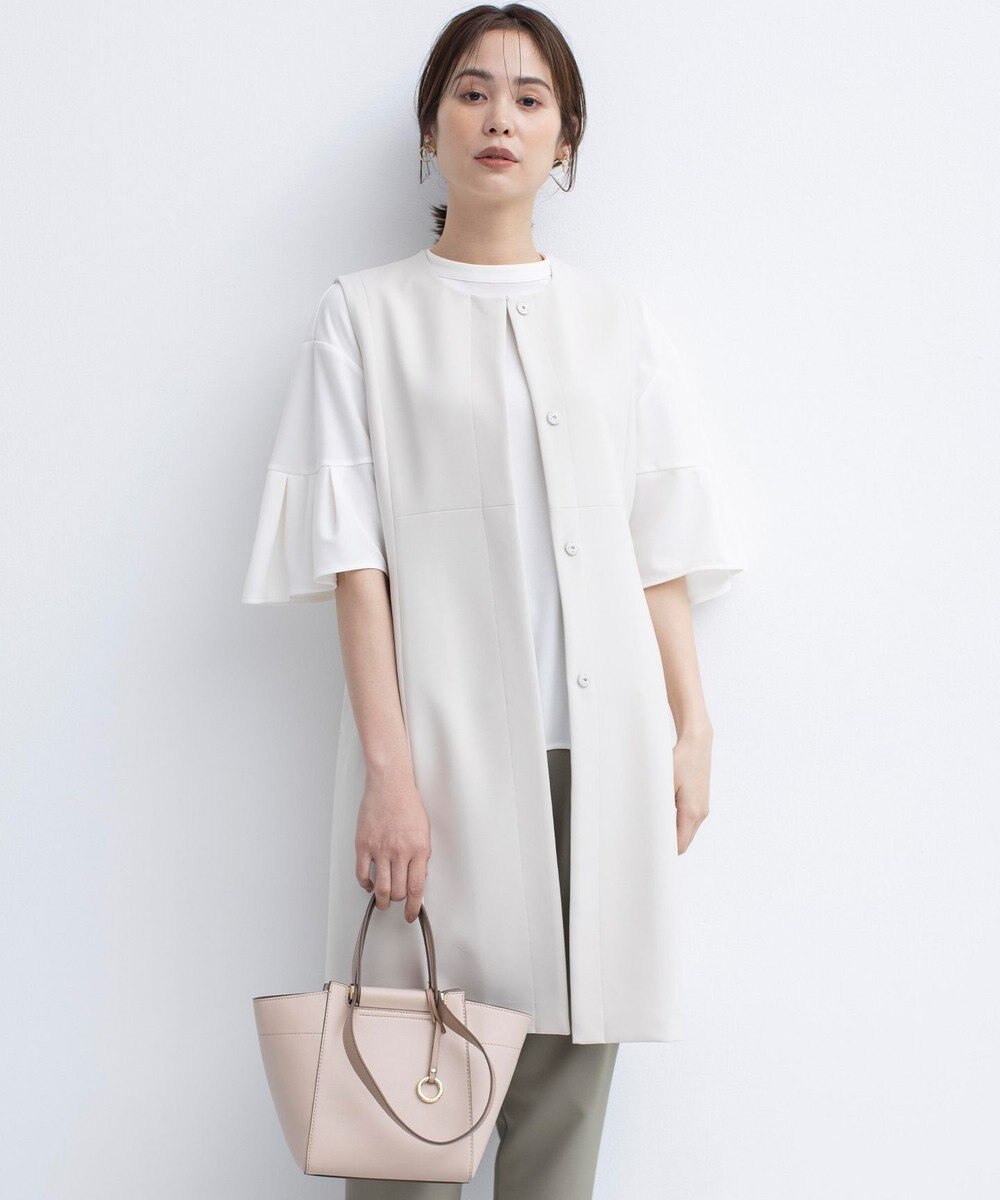 組曲 【KUMIKYOKU NAVY】コンフォータブルドレープ ジレ 