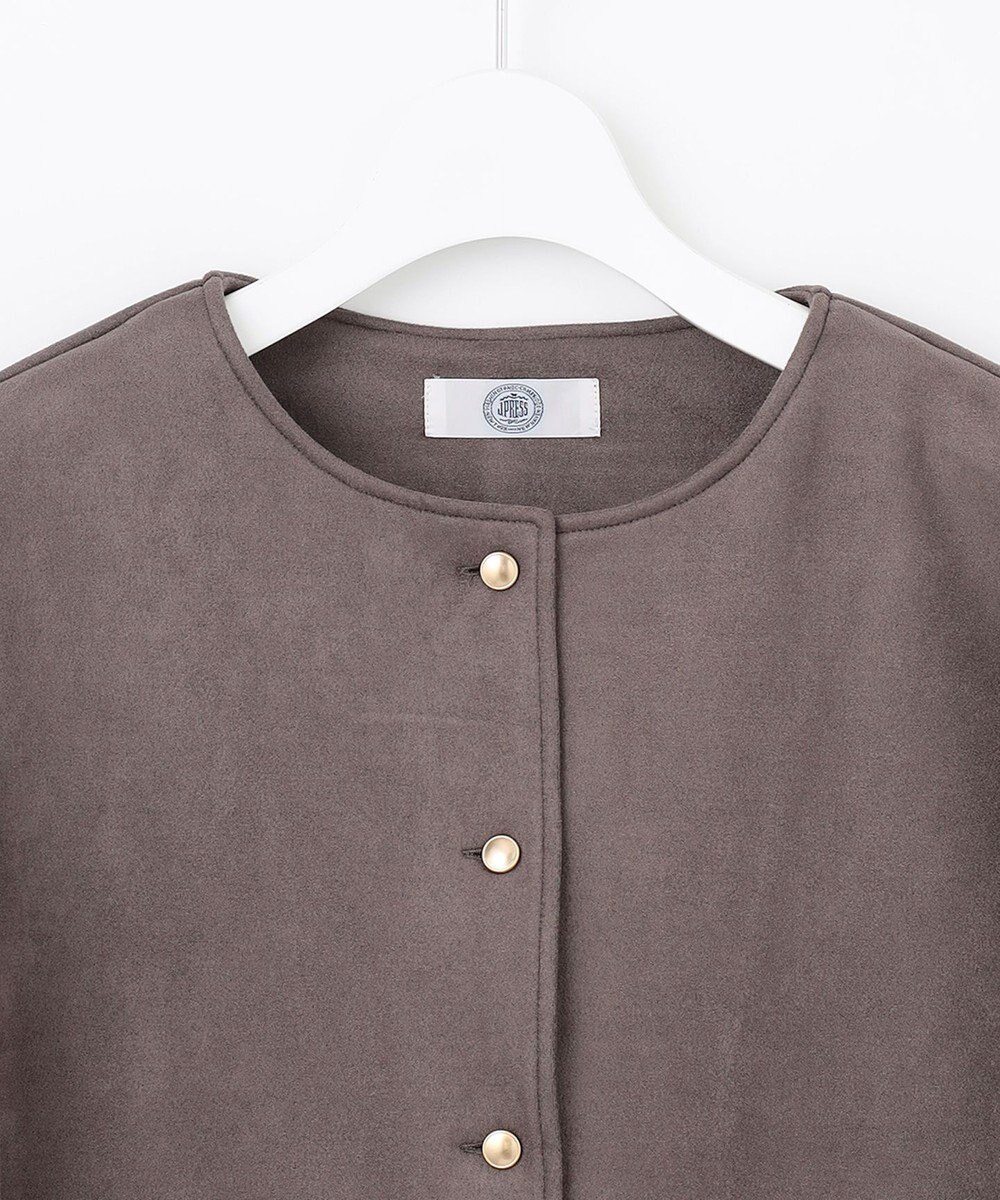 J.PRESS LADIES L 【洗える】スエードダンボール  ジャケット 